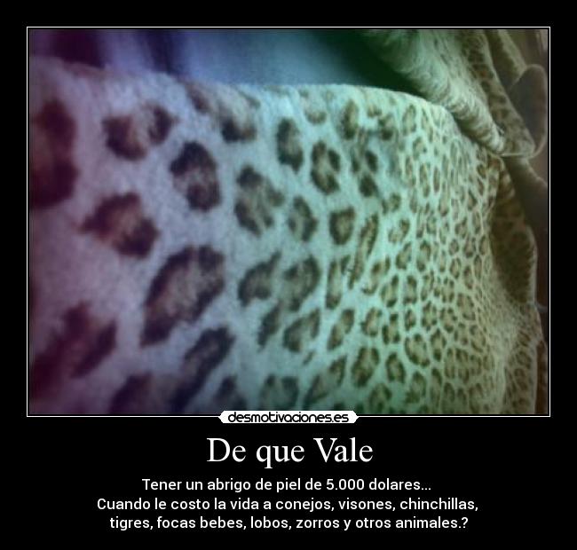 De que Vale -