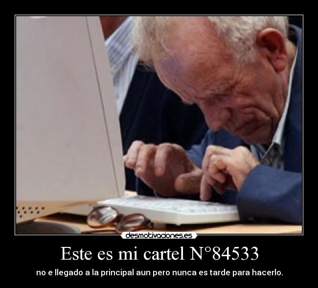 Este es mi cartel N°84533 -