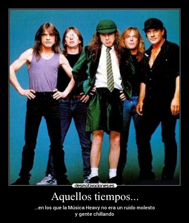 Aquellos tiempos... -