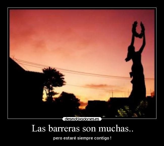 carteles las barreras desmotivaciones