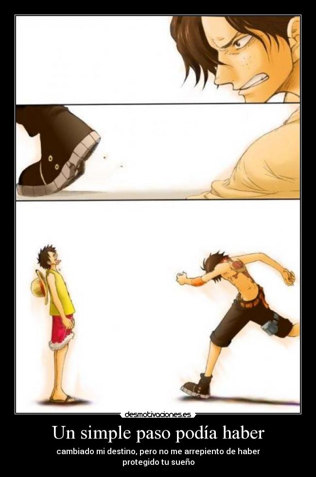 Un simple paso podía haber -