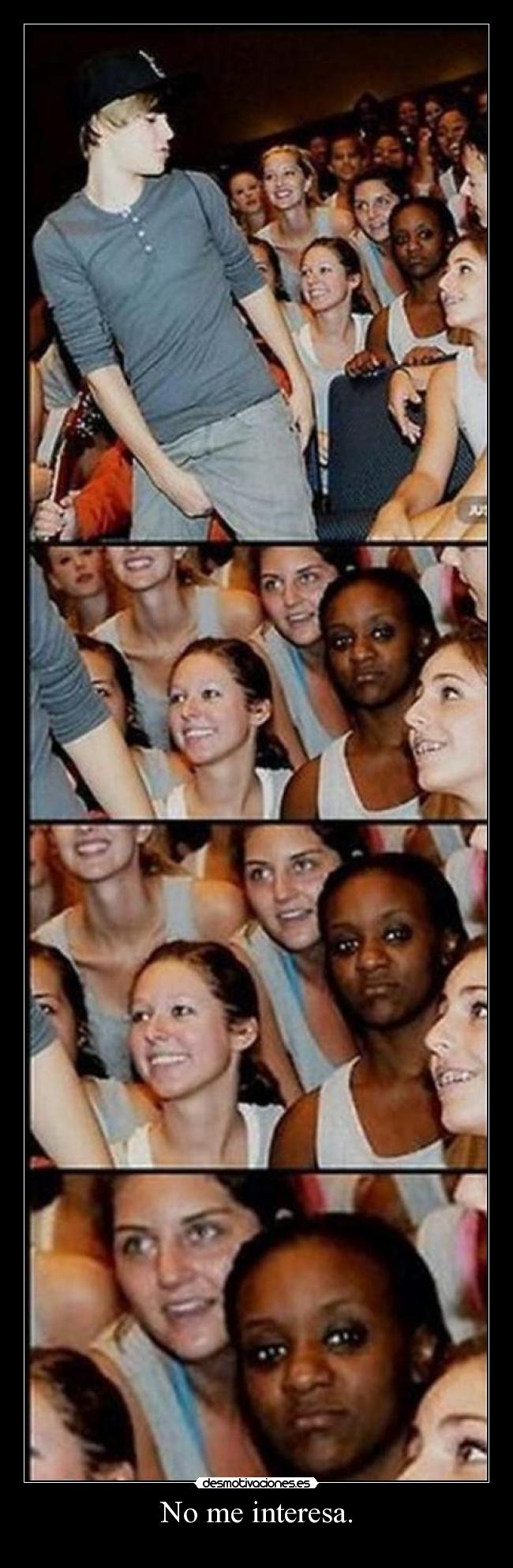No me interesa. -