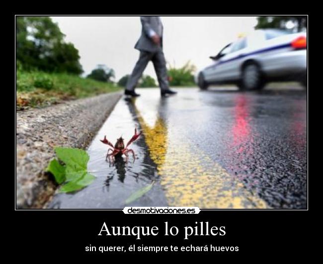 Aunque lo pilles - 