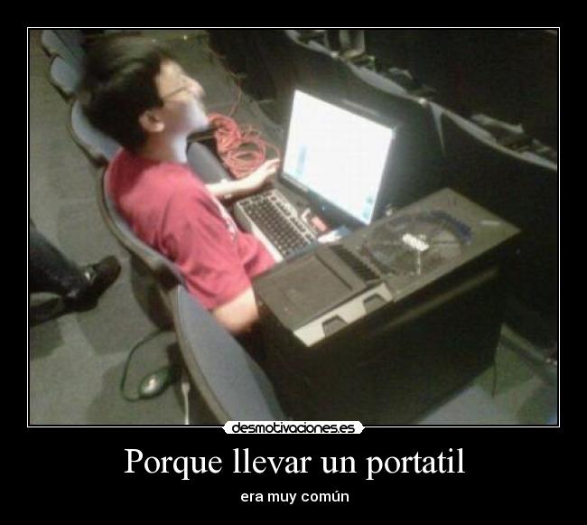 Porque llevar un portatil -