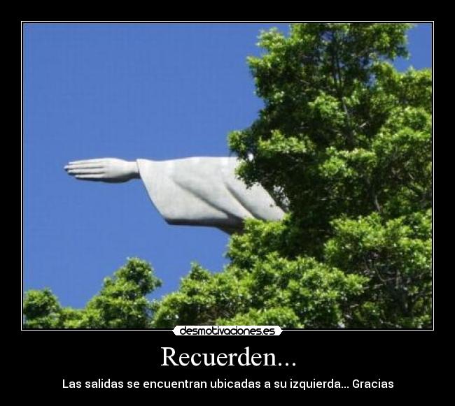 Recuerden... -