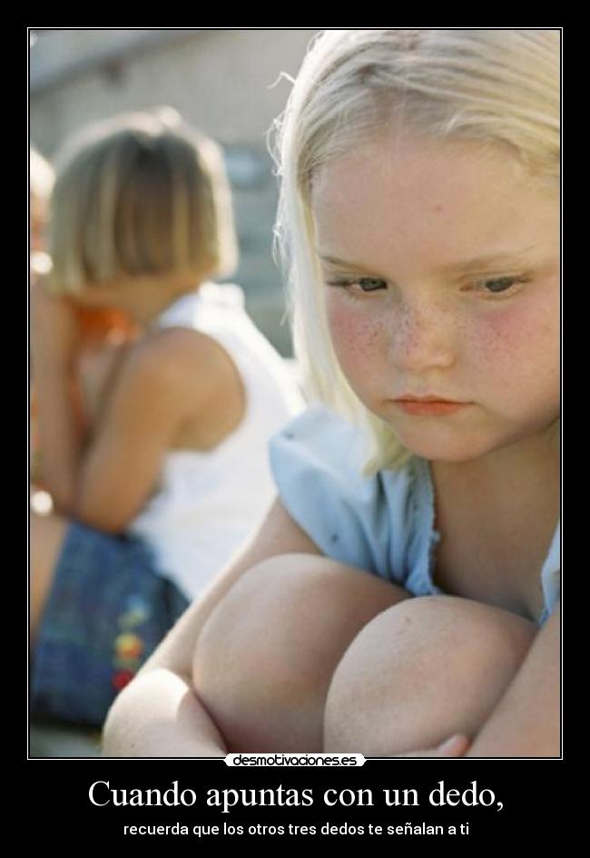 Cuando apuntas con un dedo, - 