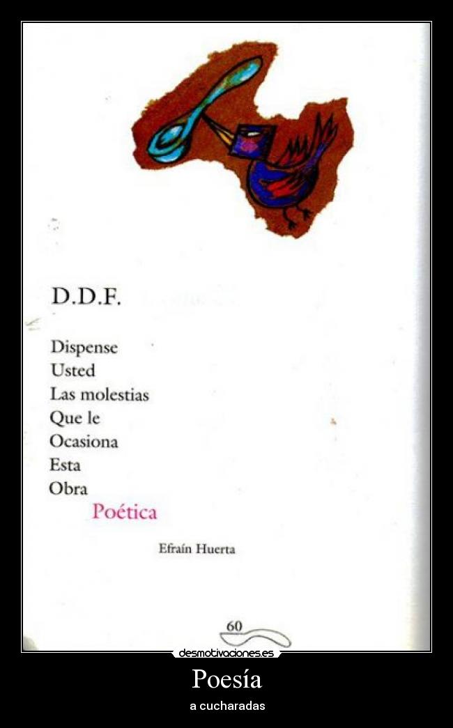 Poesía - a cucharadas