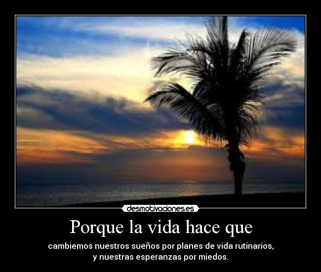 Porque la vida hace que - 