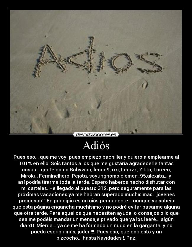 Adiós - 