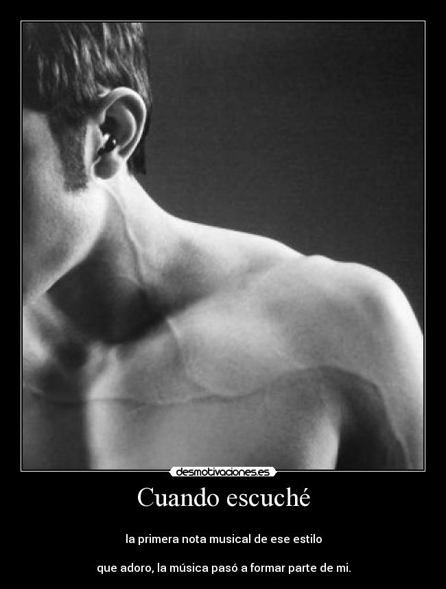 Cuando escuché -