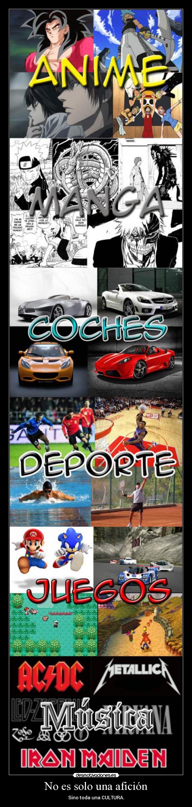 No es solo una afición -