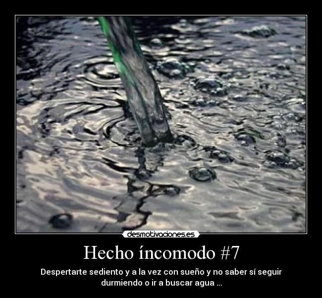 Hecho íncomodo #7 -
