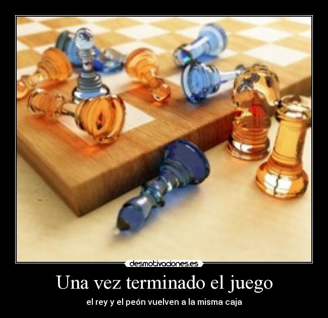 Una vez terminado el juego - 