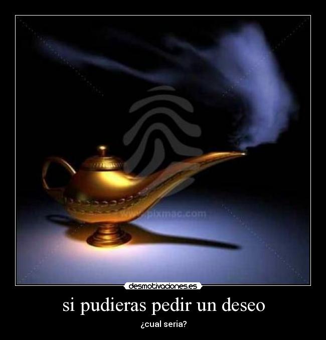 si pudieras pedir un deseo - 