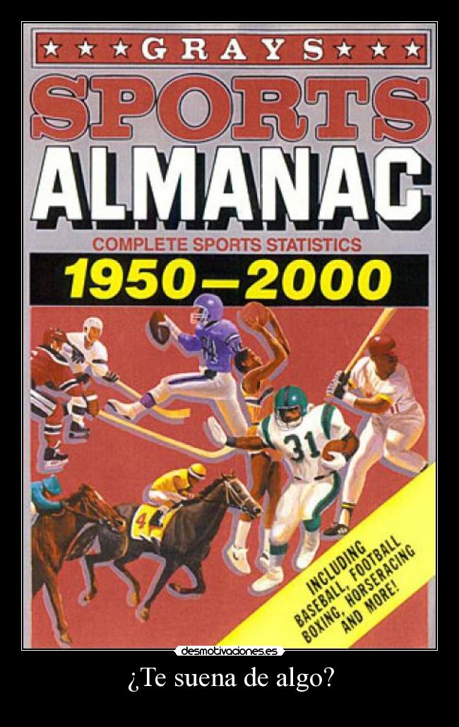 ¿Te suena de algo? -