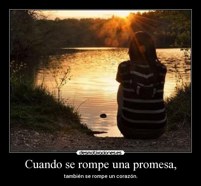 Cuando se rompe una promesa, - 