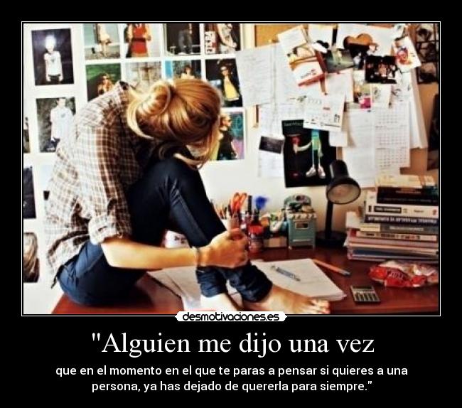 Alguien me dijo una vez - 