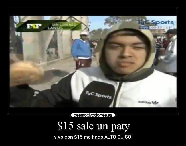 $15 sale un paty -