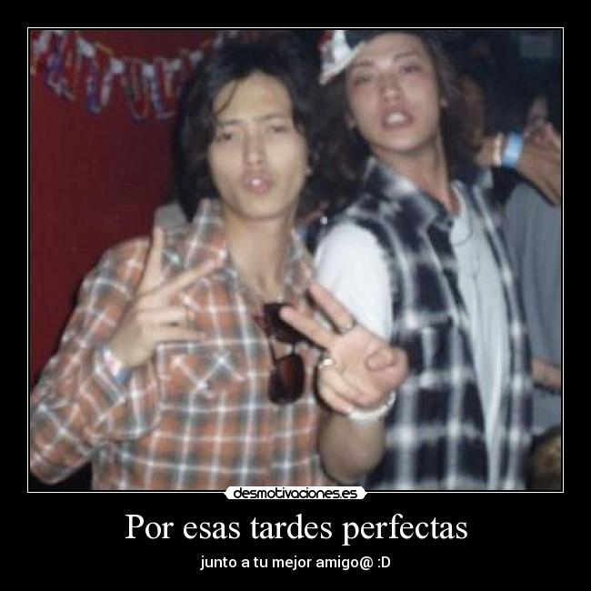 Por esas tardes perfectas - junto a tu mejor amigo@ :D