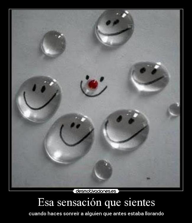 Esa sensación que sientes -