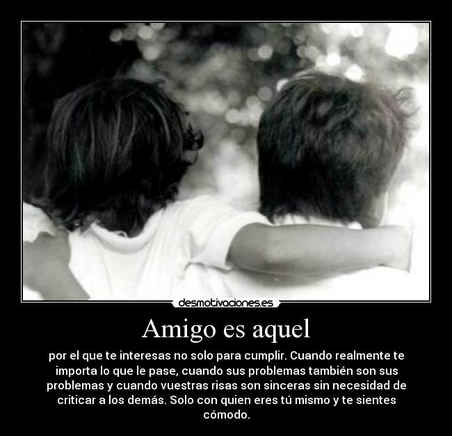 Amigo es aquel - 