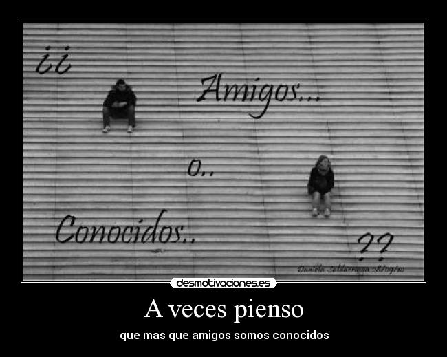 A veces pienso - 