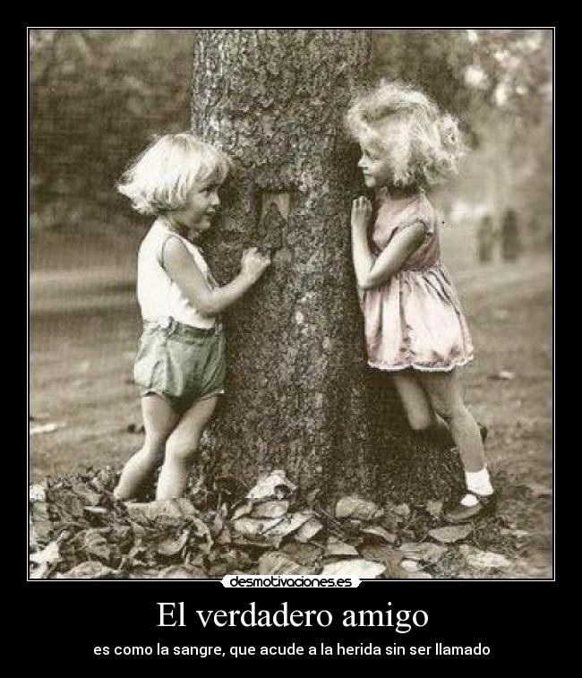El verdadero amigo -