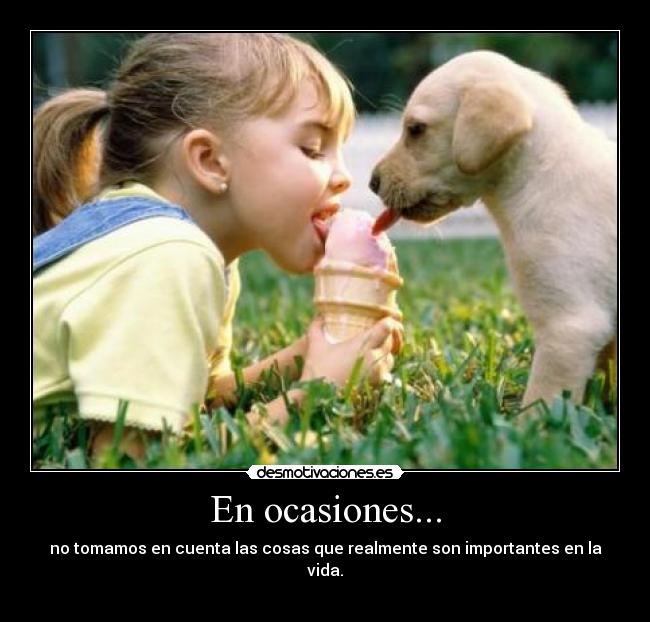 En ocasiones... -