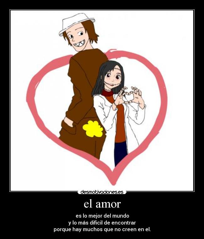 el amor -