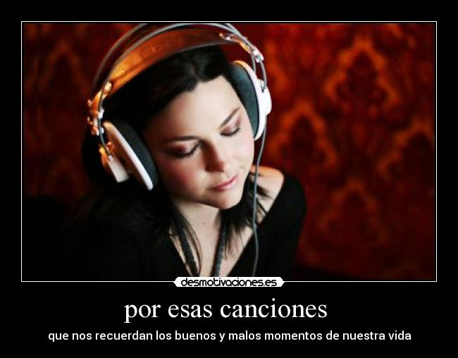 por esas canciones  - 