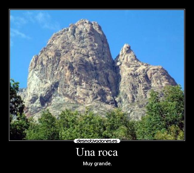 Una roca -