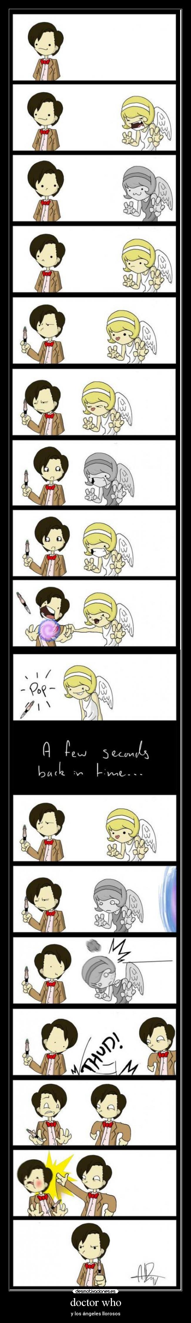 doctor who - y los ángeles llorosos