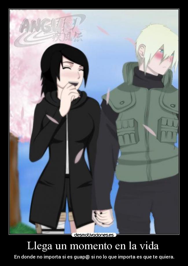 Llega un momento en la vida -