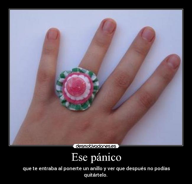 Ese pánico -
