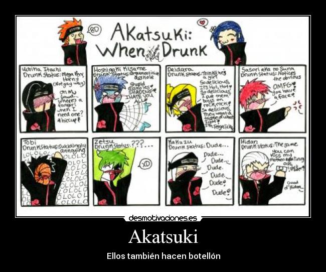 Akatsuki - Ellos también hacen botellón