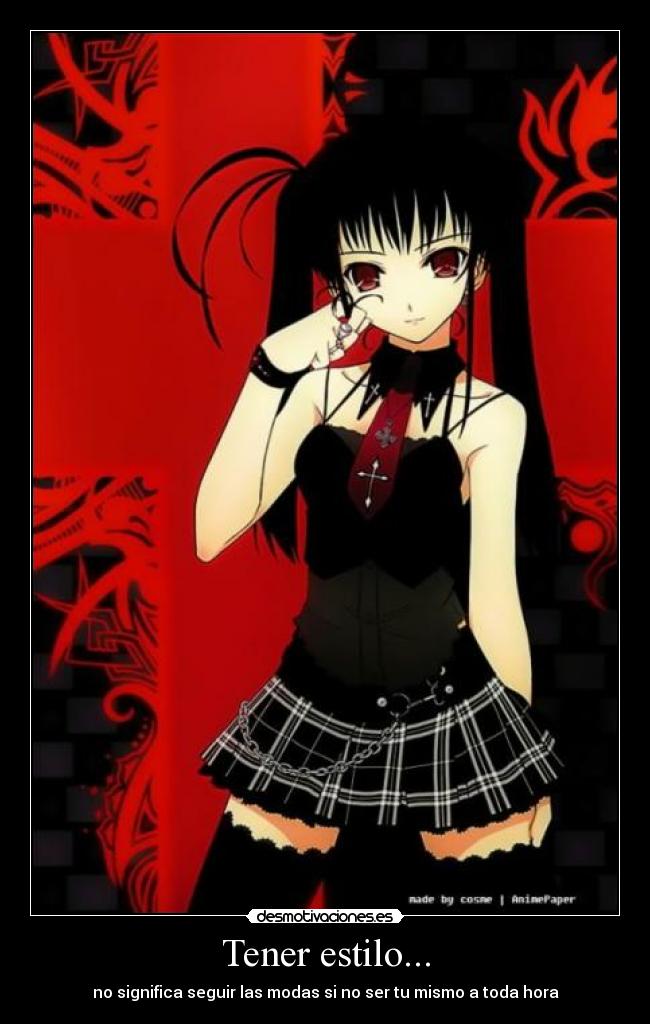 Tener estilo... -