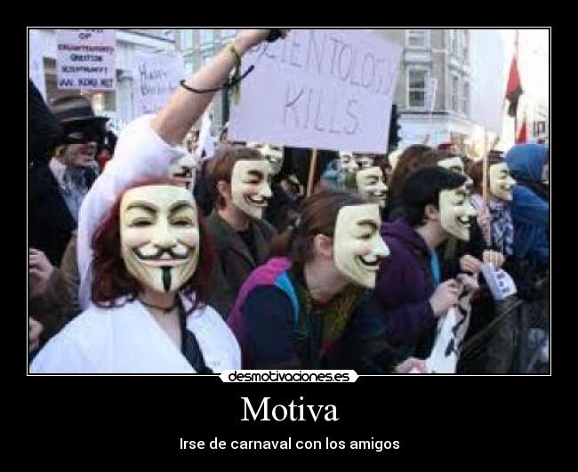 Motiva - Irse de carnaval con los amigos