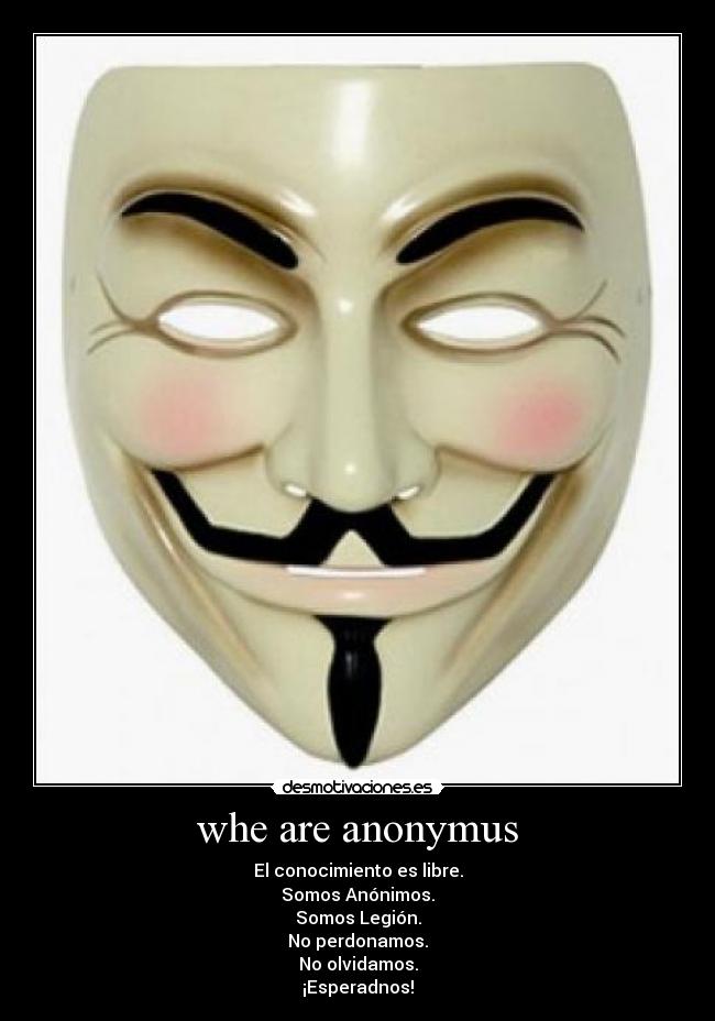carteles anonymus desmotivaciones