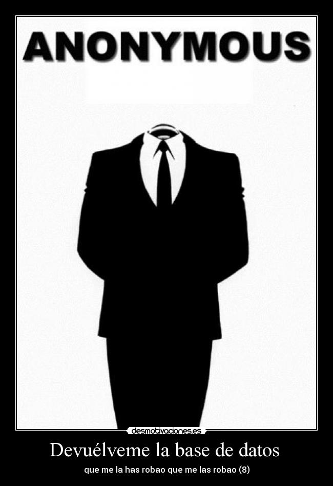 Devuélveme la base de datos  - 