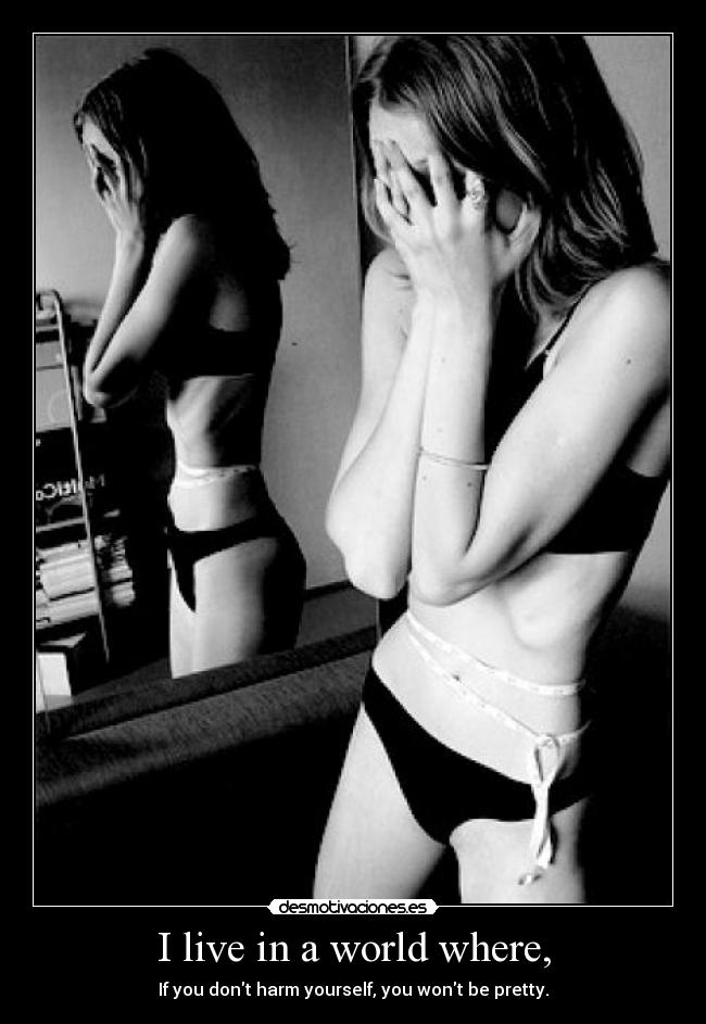 I live in a world where, -