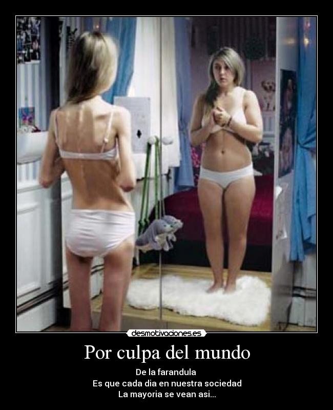 Por culpa del mundo - De la farandula
Es que cada dia en nuestra sociedad
La mayoria se vean asi...