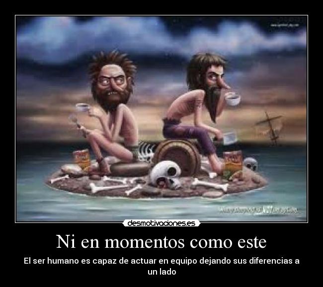 Ni en momentos como este -