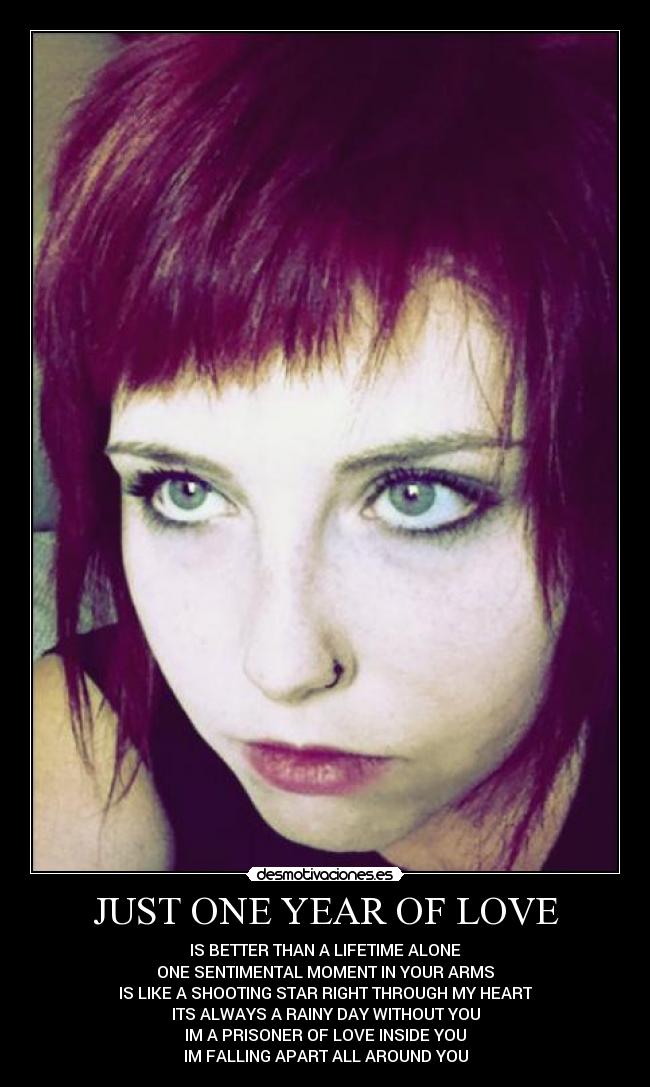 JUST ONE YEAR OF LOVE -