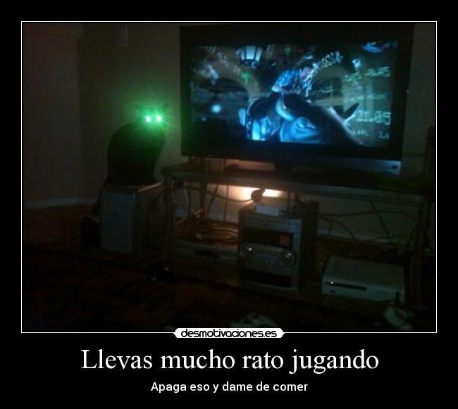 Llevas mucho rato jugando -