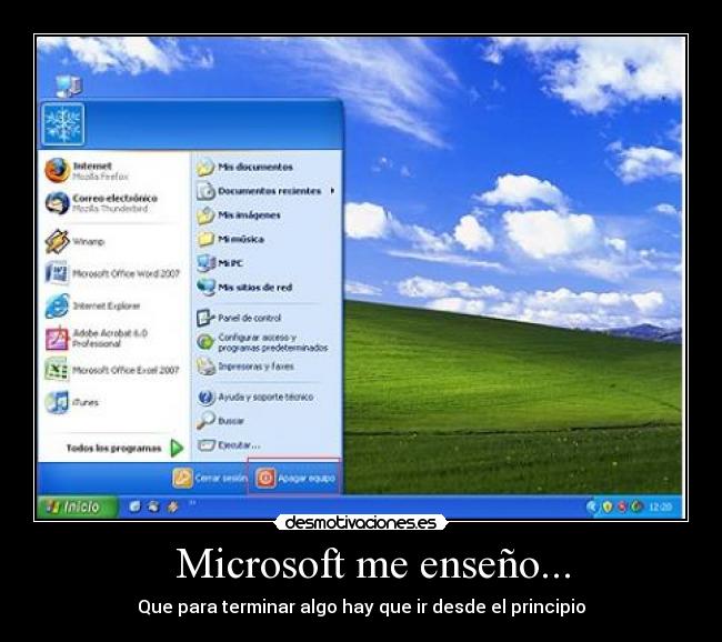 Microsoft me enseño... -