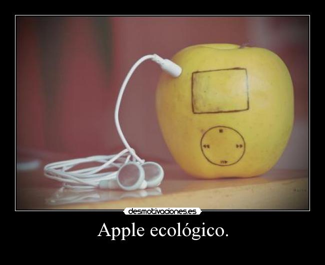Apple ecológico. -