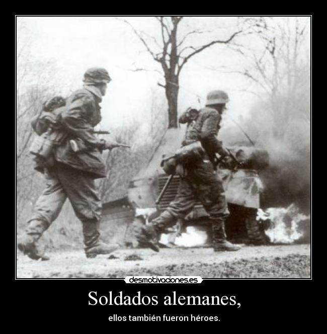 Soldados alemanes, -