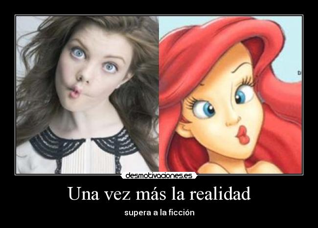 carteles georgie henley como ariel desmotivaciones