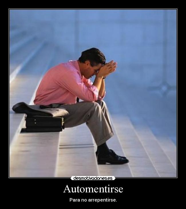 Automentirse -