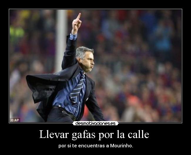 Llevar gafas por la calle -